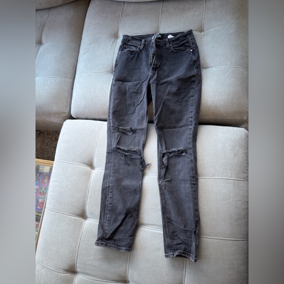 PAIGE Sarah High-Rise Slim Jeans size 27 in black - Picture 4 of 6